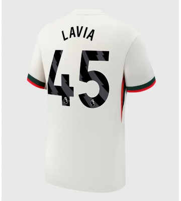 Chelsea Romeo Lavia #45 Bortatröja 2025-26 Kortärmad